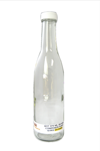 Bottle 375 ML 28-400 Sauce Bottle FLINT 12/1Re shipper Glass