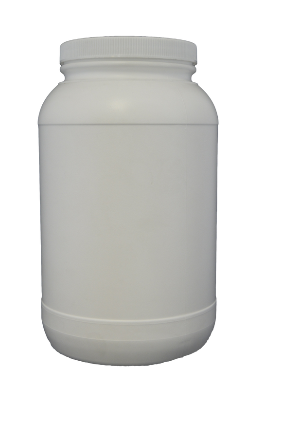 Jar gallon round HDPE 110M 4/1 reshipper Natural