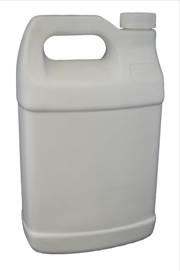 Bottle gallon f-oblong HDPE florinated