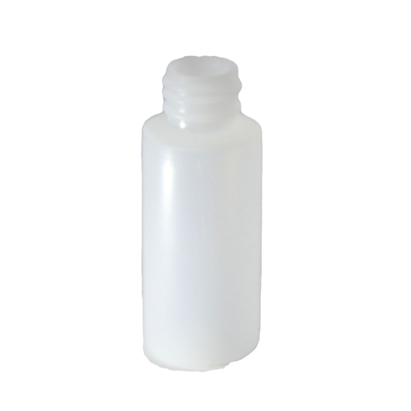 1 oz tall cylinder round HDPE with a 20/410 neck in natural