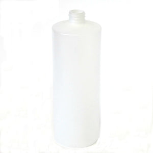 Bottle 16 oz cylinder round HDPE 28/410 natural