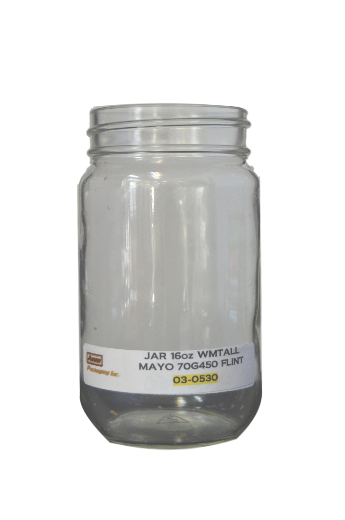 16 oz wide mouth Mayo jar 70G 450