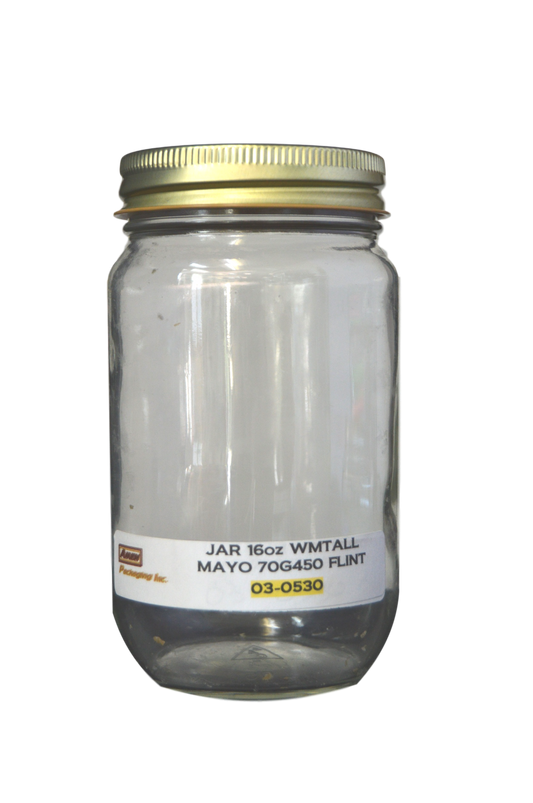 16 oz wide mouth Mayo jar 70G 450