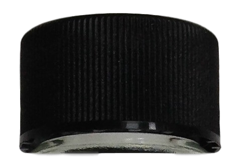 Cap 24-214 black for 5 oz woozy bottle
