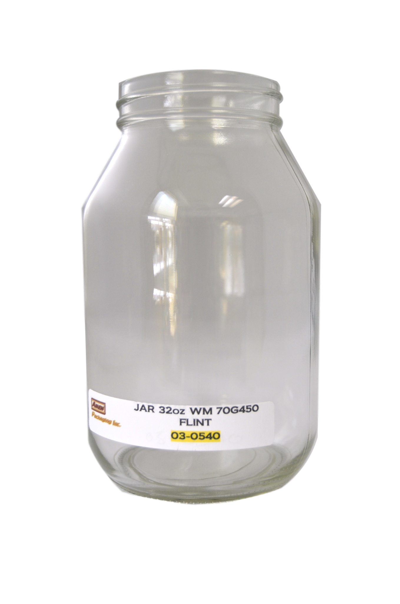8 oz Flint Glass Jelly Jar, 70-450, 12x1. Pipeline Packaging
