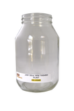 32 oz wide mouth Flint (clear) glass jar 70G 450