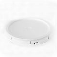 Load image into Gallery viewer, Five gallon HDPE plastic pail cover tear tab white with reike spout

