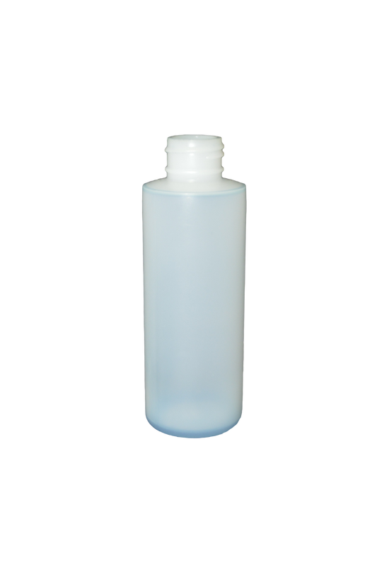 Bottle 4 oz cylinder round HDPE 24/410 natural