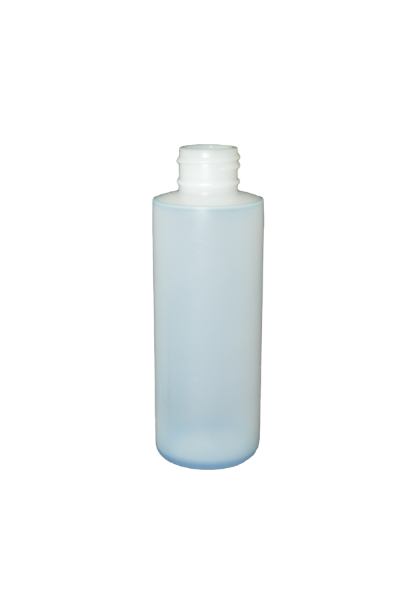 Bottle 4 oz cylinder round HDPE 24/410 natural