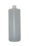 Bottle 32 oz cylinder round HDPE 28/400 Natural