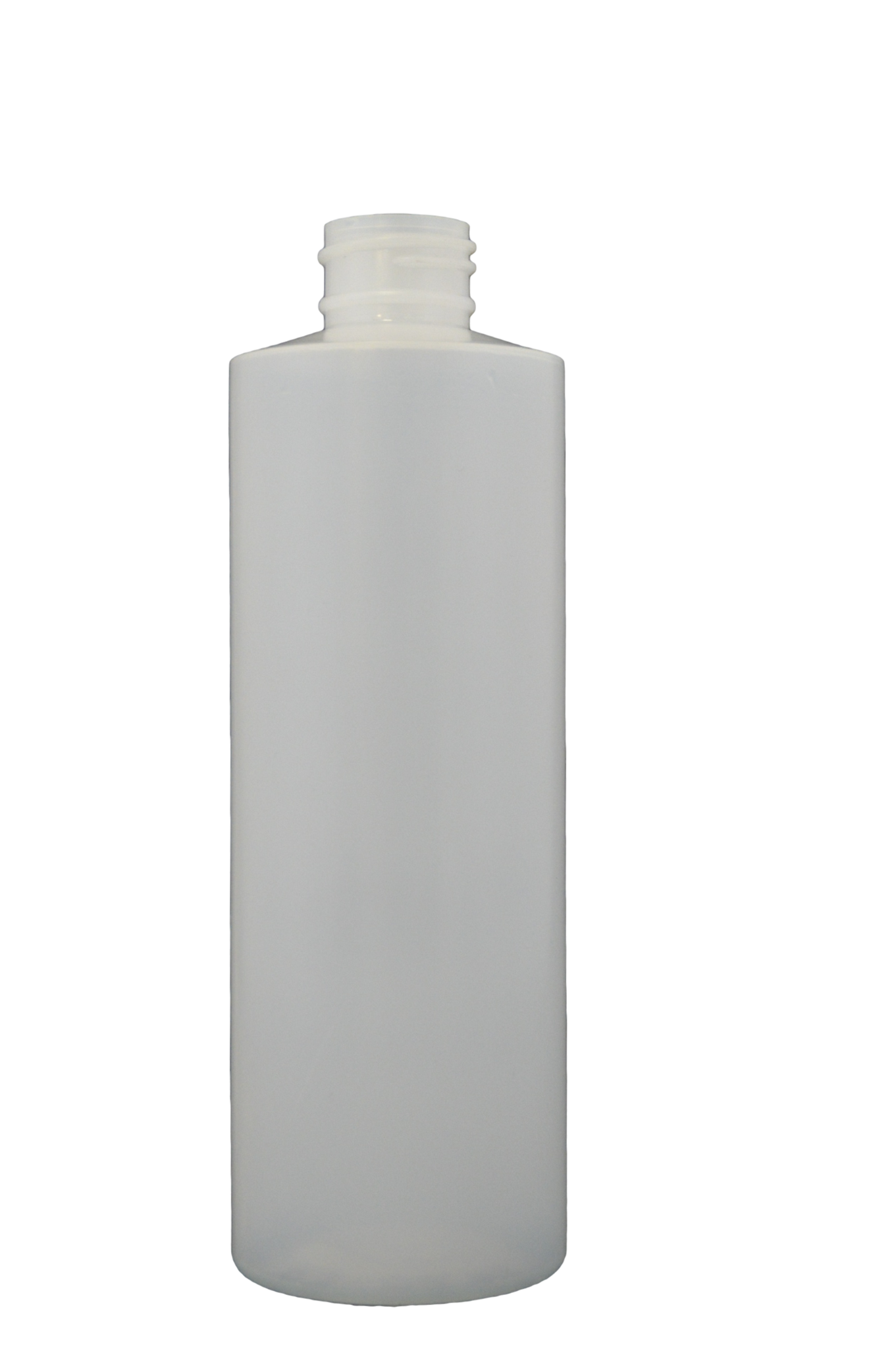 Bottle 16 oz cylinder round HDPE 28/400 natural