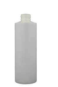 Bottle 16 oz cylinder round HDPE 28/400 natural