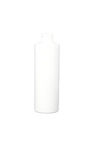 Bottle 4 oz cylinder round HDPE 24/410 white