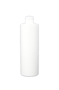Load image into Gallery viewer, Bottle 8 oz cylinder round HDPE 24/410 white
