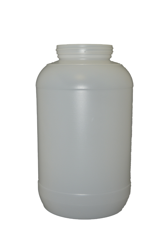Jar gallon round HDPE 89M natural