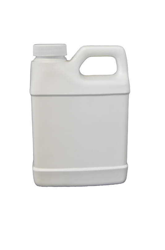 Bottle 16 oz F oblong HDPE 33/400 white