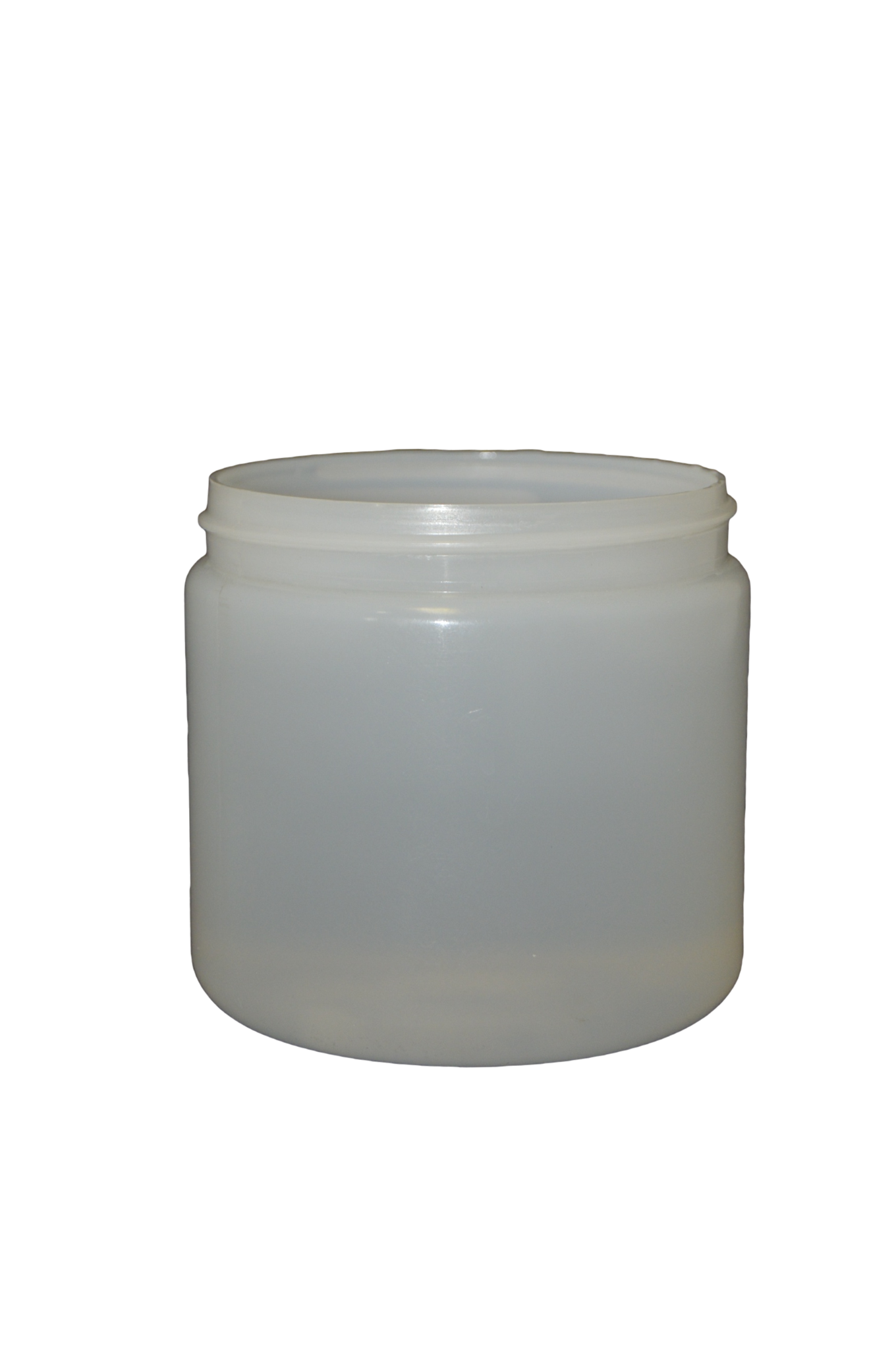 Jar 16 oz HDPE wide mouth 89/400 natural (anti-static)