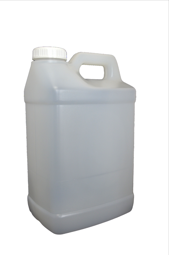 Bottle 2 1/2 gallon F- Oblong HDPE 63mm HIH Natural