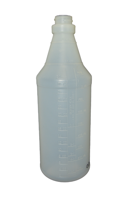 Bottle 32 oz Carafe  graduated 28/400 Natural