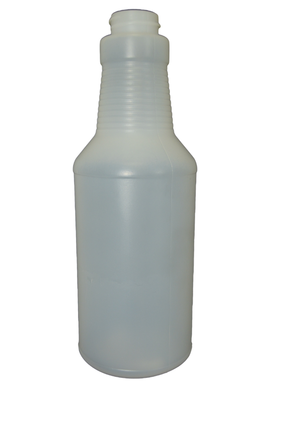 Bottle 16 oz modern carafe HDPE 28/400 natural
