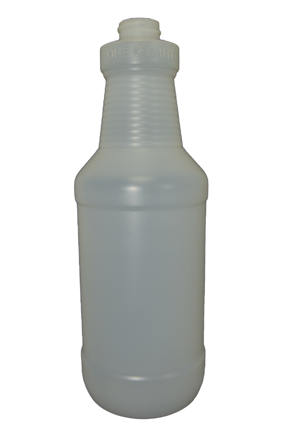 Bottle 32 oz Ring Neck Carafe HDPE 28/400 Natural
