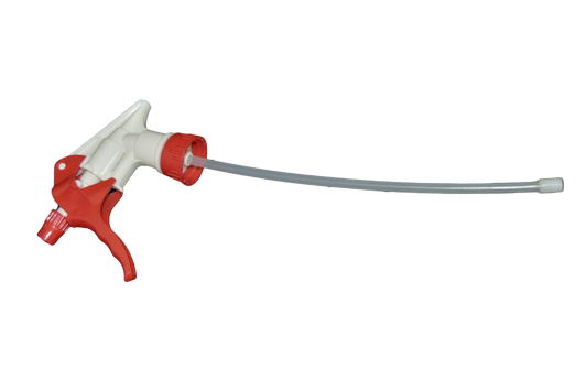 TRIGGER SPRAYER SHIPPER STYLE 28/400 RED/WHITE
