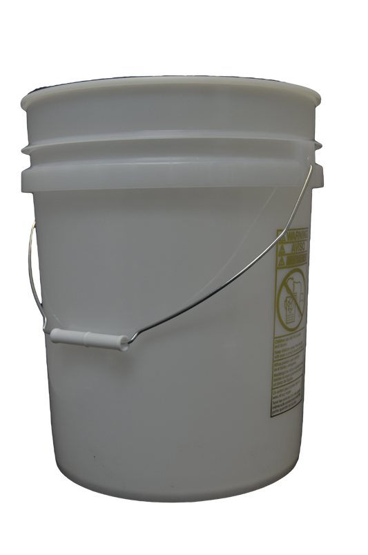 Five gallon UN Rated Natural Plastic Pail