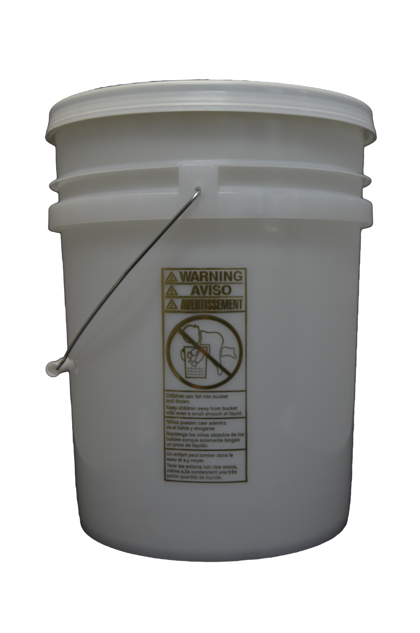 Five gallon UN Rated Natural Plastic Pail