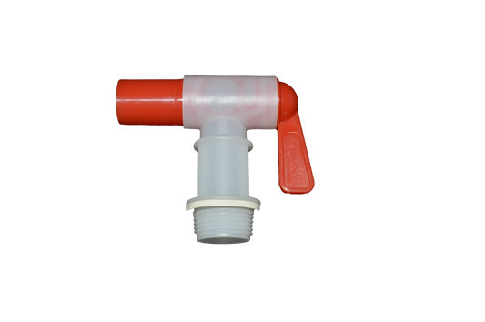 Faucet 3/4" PE red and natural