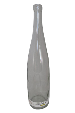 Tall Hock Flat Bottom 750 ML Flint Cork Finish W13LP  (Case of 12)