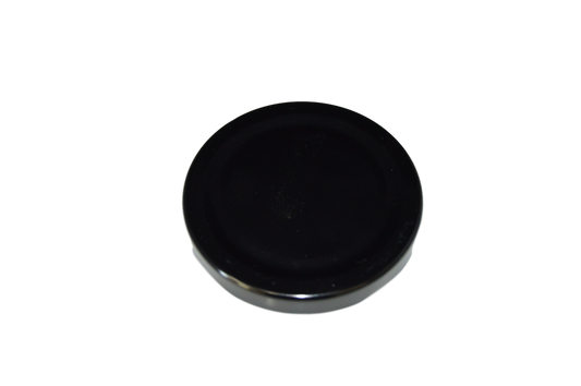 CAP 70/2030 METAL BLACK WITH SAFTEY BUTTON & PLASTISOL