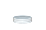 CAP 70G450 METAL WHITE WITH SAFTEY BUTTON & PLASTISOL