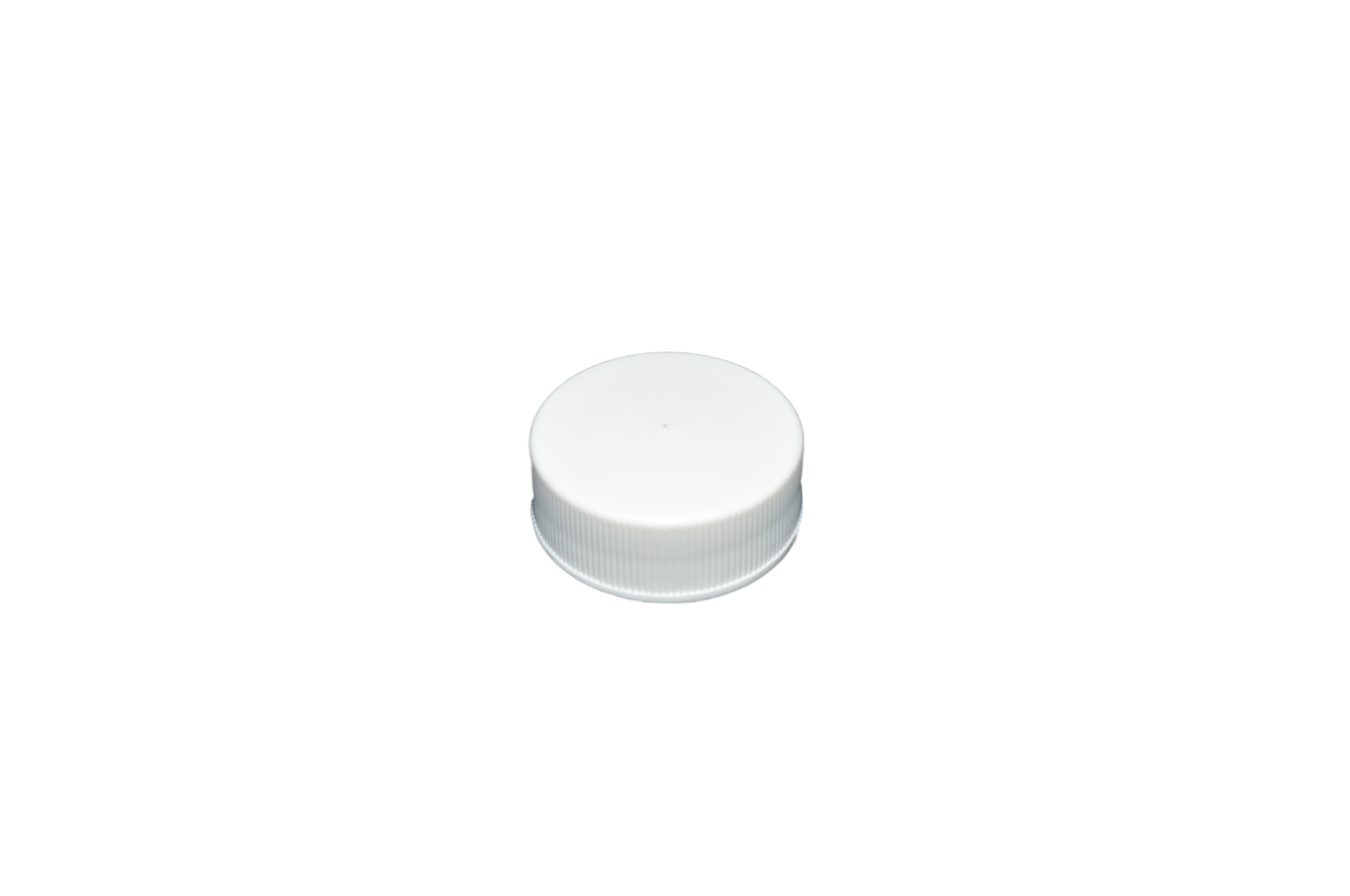 Cap 28-400  white ribbed sides with a foam liner