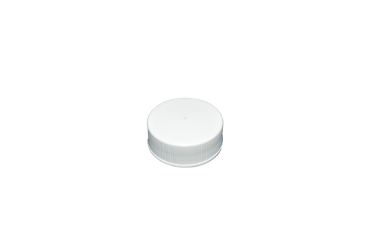 Cap 28-400  white ribbed sides with a foam liner