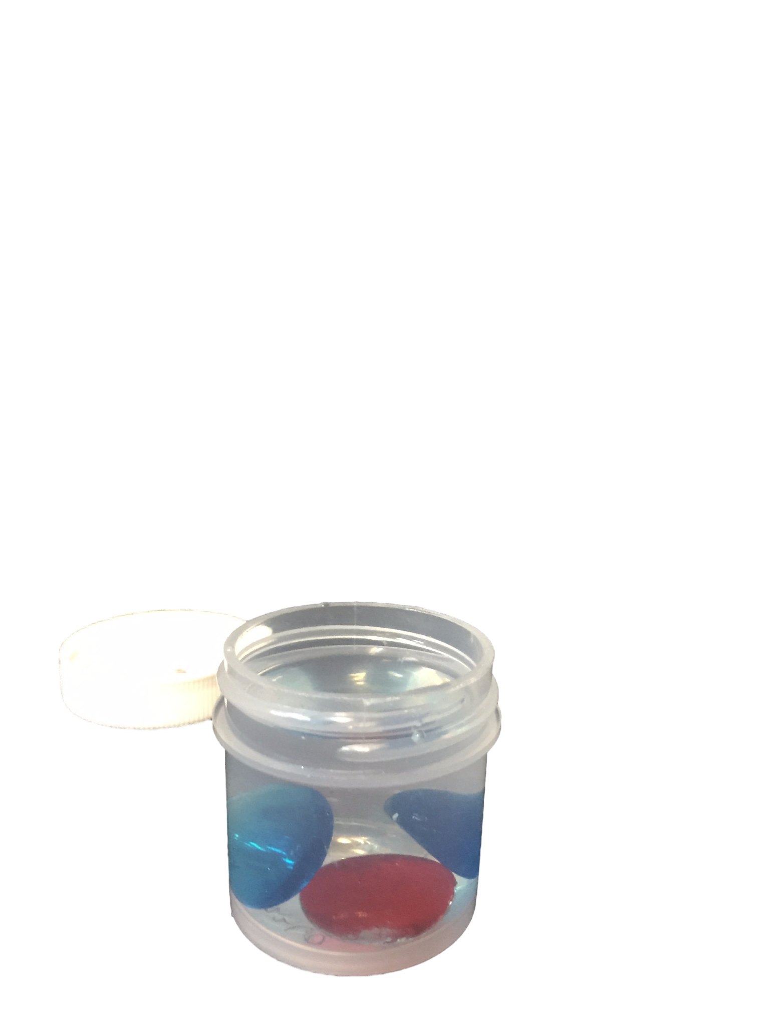 1.5 oz jar in clarified polypropylene with a 38/400 neck in natural