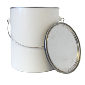 1 gallon polypropylene paint can with plug and bail