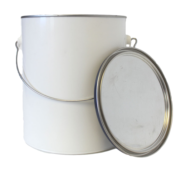 1 gallon polypropylene paint can with plug and bail
