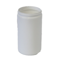 Load image into Gallery viewer, Jar 32 oz wide mouth HDPE 89mm white (anti static)

