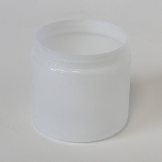 Jar 16 oz HDPE wide mouth 89/400 natural (anti-static)