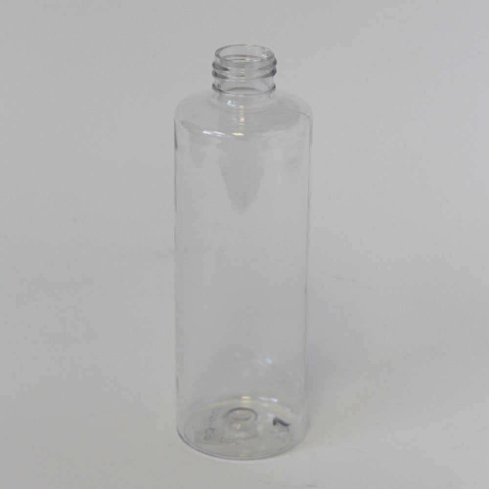 Bottle 8 oz cylinder round OPET 24/410 clear