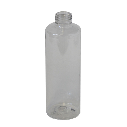 Bottle 8 oz cylinder round OPET 24/410 clear