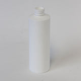 Bottle 8 oz cylinder round HDPE 24/410 white