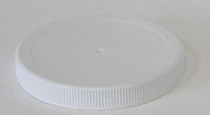 Cap 110-400 white ribbed sides with a foam liner