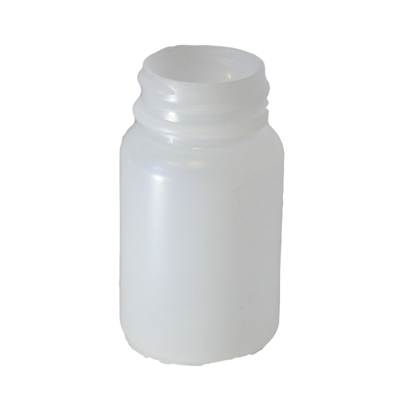 60 cc natural jar with a 33mm neck