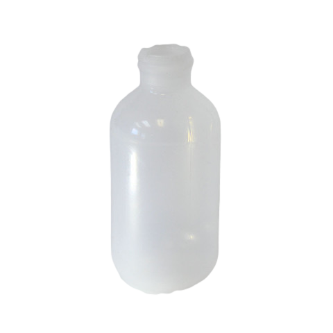 2 oz Boston Round bottle LDPE with a 20/410 neck in natural