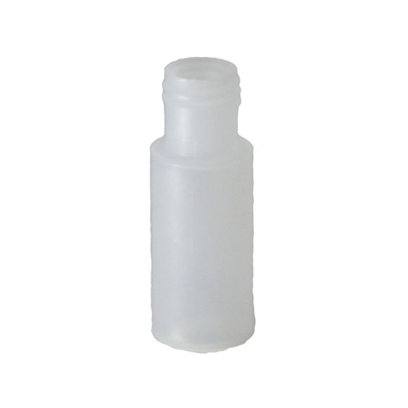 1/4 oz cylinder round bottle in LDPE with a 15/415 neck in Natural