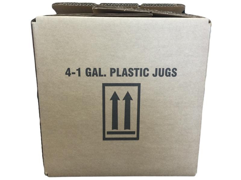 Bottle gallon round HDPE 38 mm 4/1 reshipper UN# 4G/Y25.9/S NATURAL