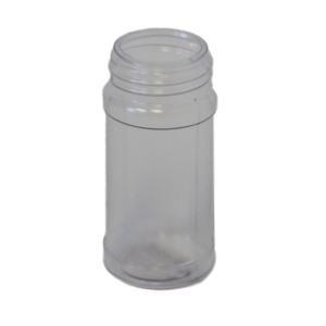 Jar 4 oz PVC spice jar 43/485 clear