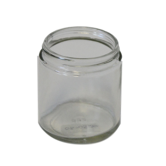 4 oz straight sided jar flint glass 58-400 CT