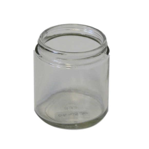 4 oz straight sided jar flint glass 58-400 CT
